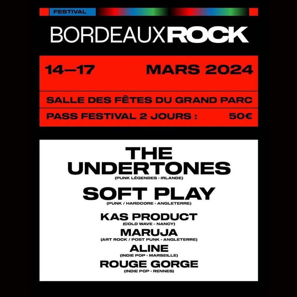 affiche du festival Bordeaux Rock (20 ans)