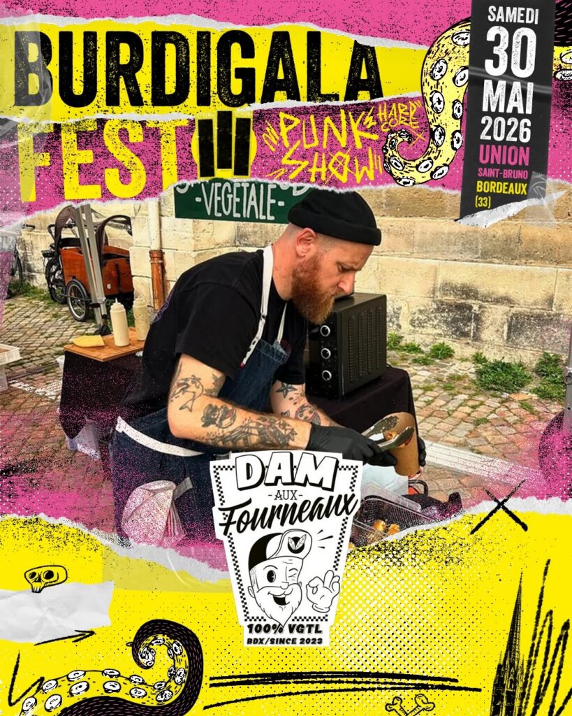 affiche jaune Burdigala Fest 2026 (Union Saint-Bruno)